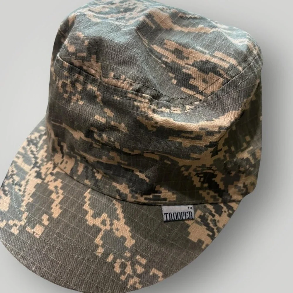 Trooper‎ Uniform Set Unisex Kids Small Green Camo Jacket Pants Hat 3 Piece